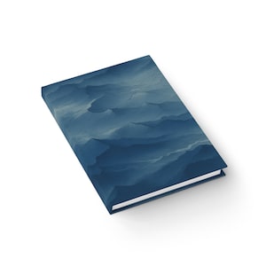 Blue Elevation | 5&quot; x 7&quot; | 128 Blank Pages, 64 Sheets | Useful Gift | Compact Notebook | Sketchbook | Nature Lover Gift | Gender Neutral