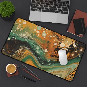 Earthtone Mix | Anti-Slip Desk Mat | Workspace Decor | Gender Neutral Gift | Home Office | Game Mat | Mousepad | Gamer Gift | Deskoration
