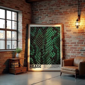 Vertical DIN A4 frame mockup, rustic scene with brick and warm light, PSD template for poster, wall art, Vintage frame mockup