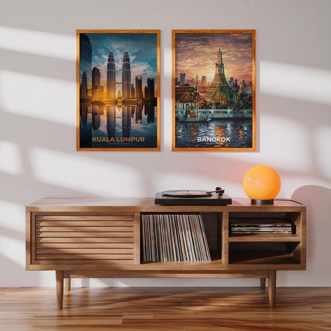 2 Frames Mockup PSD, Double Wood Frame Mockup, Interior Decor Mockup ...