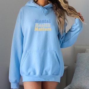 Embroidered Mental Health Matters Shirt, Comfort Color Mental Health Matters Sweatshirt, Mental Health Awareness Shirt, Motivational Shirt