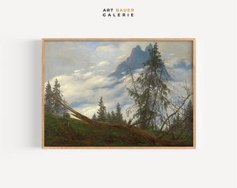 絵画 Mountain Landscape Tiny Treasures: A 32x32 Pixel Autumn Wonderland