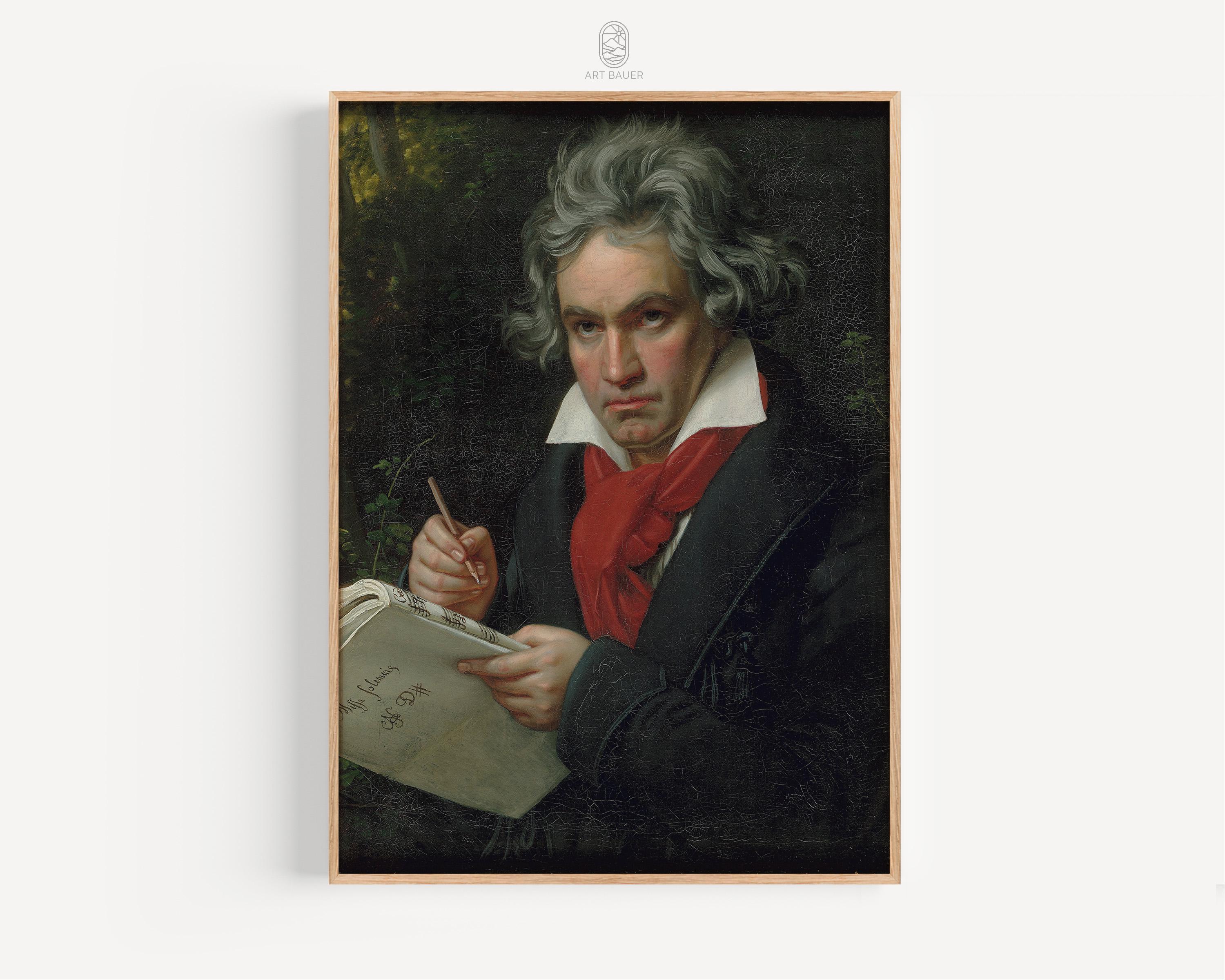 Beethoven painting - Etsy 日本
