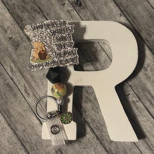 Beaded Badge Reel (Metal)- Winnie The Pooh
