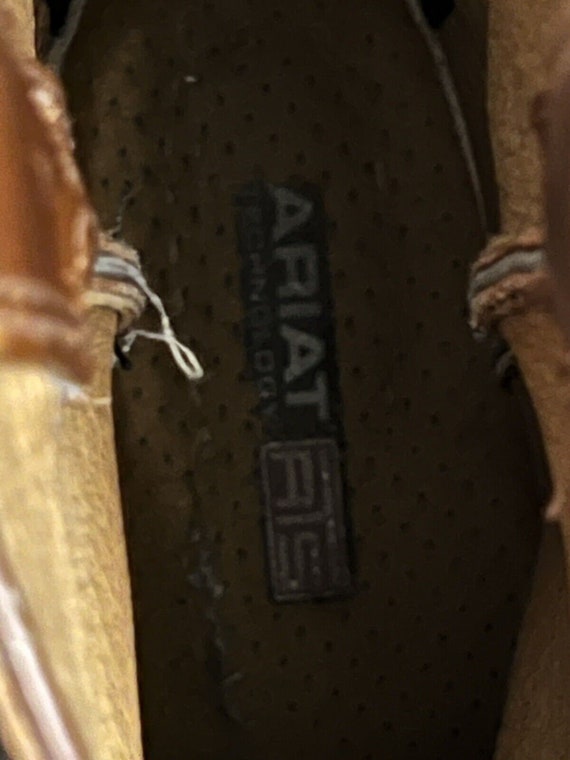 Ariat 10.5D Men's Vintage Brown Cowboy Boots - image 4