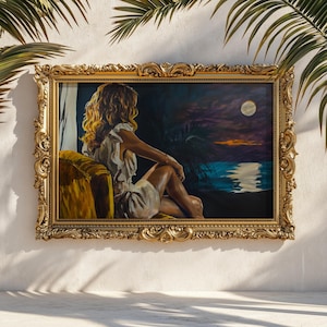 80s Velvet Painting - Etsy