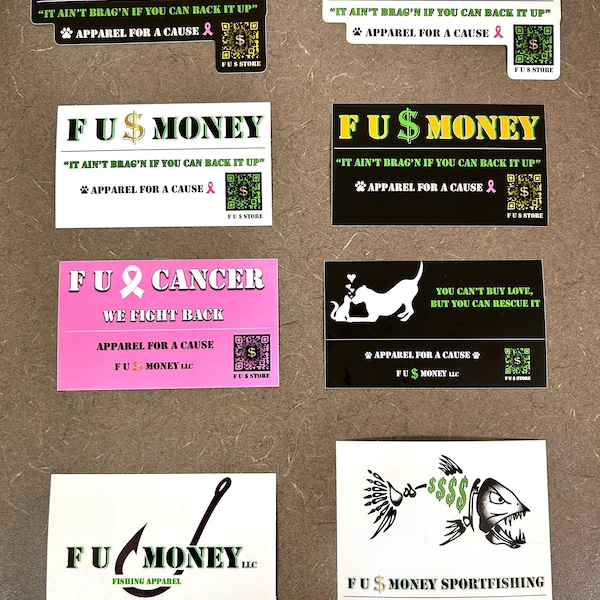 F U Money Stickers