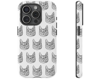 Custom Pet Phone Case Using Pet Photo SVG Pattern, Custom Dog Phone Case Custom Cat Phone Case Personalized Phone Case Cat iPhone Case