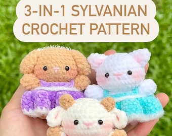 3-in-1 Animal Bundle Crochet Pattern