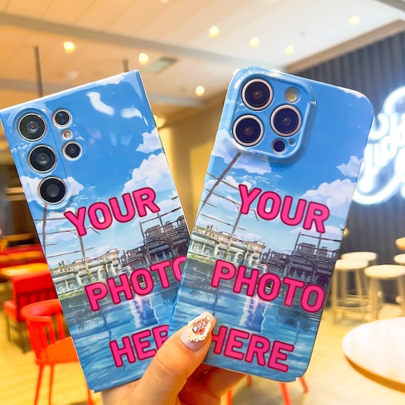 Personalized Picture Photo Image Anime Case for iPhone 17 16 15 14 13 12 Pro Max Samsung S25 S24 FE S23 S26 Ultra Google Pixel 8 9 10 Cases