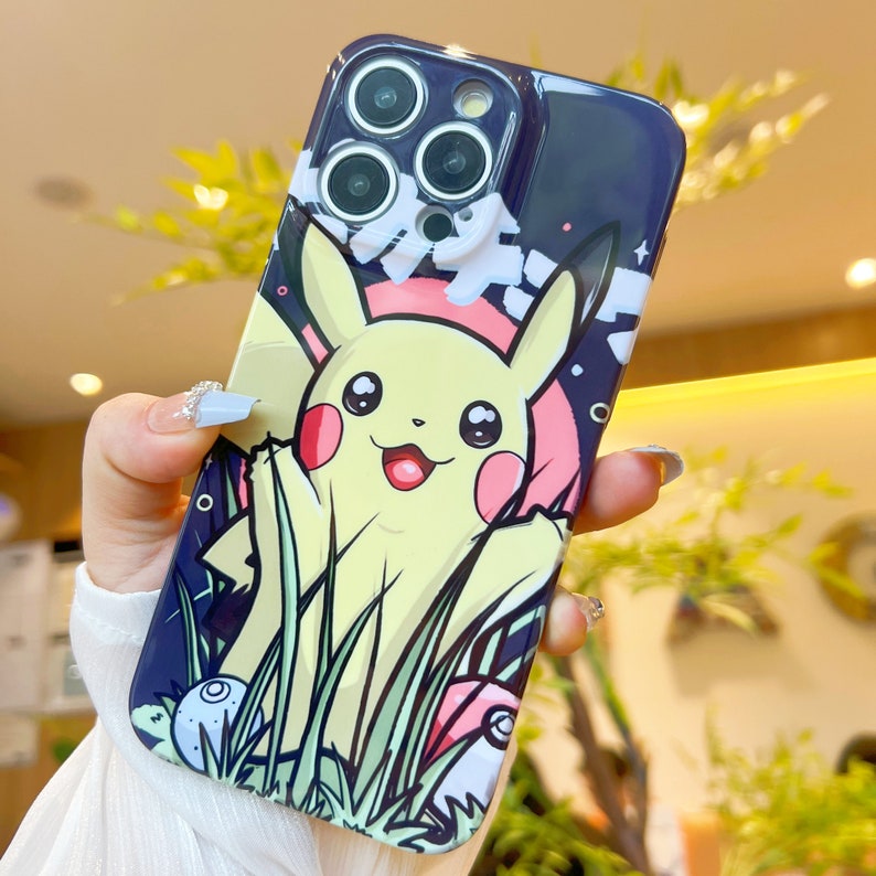 Sött anime-telefonskal för iPhone 17 16 15 14 13 12 Pro Max Samsung S25 S24 FE S21 S22 S23 Plus S26 Ultra Note20 Google Pixel 7 8 9 10-skal BA07