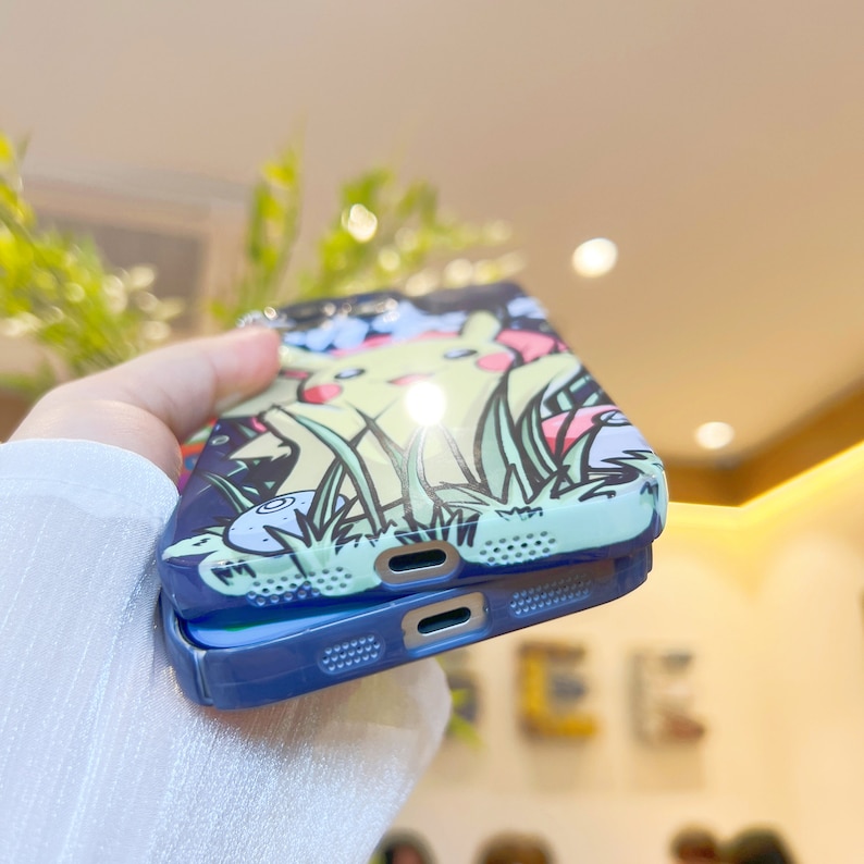 Sött anime-telefonskal för iPhone 17 16 15 14 13 12 Pro Max Samsung S25 S24 FE S21 S22 S23 Plus S26 Ultra Note20 Google Pixel 7 8 9 10-skal bild 3