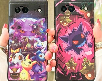 Cute Anime Phone Case for Google Pixel 7 8 9 10 Pro XL ,iPhone 17 16 15 14 13 12 Pro Max Samsung S24 S25 FE S21 S22 S23 Plus S26 Ultra Cases