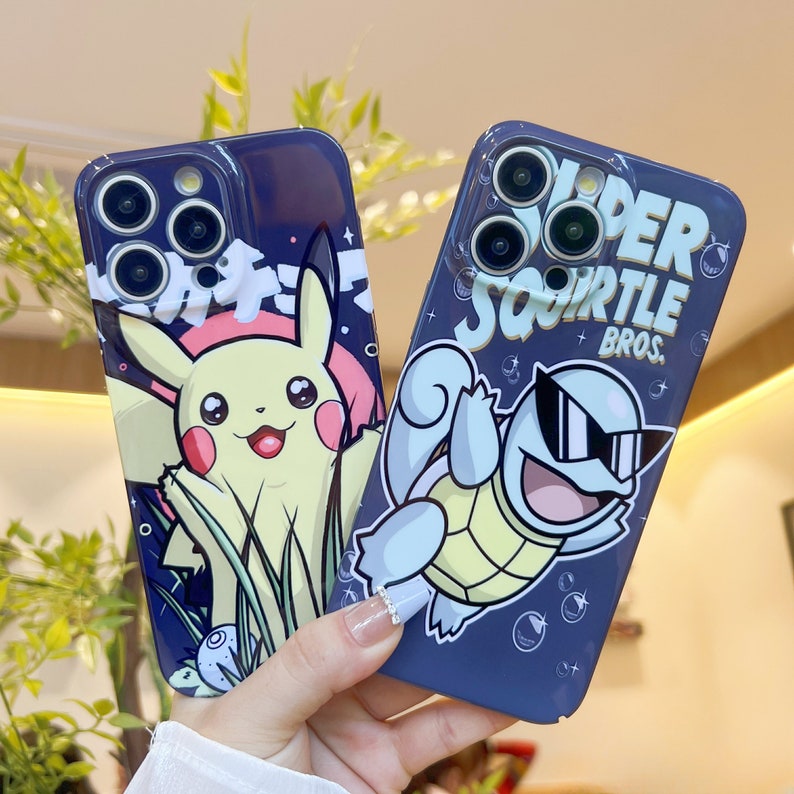 Sött anime-telefonskal för iPhone 17 16 15 14 13 12 Pro Max Samsung S25 S24 FE S21 S22 S23 Plus S26 Ultra Note20 Google Pixel 7 8 9 10-skal bild 1