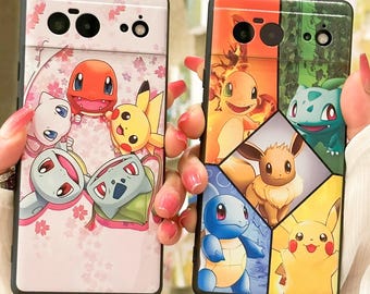 Cute Anime Phone Case for Google Pixel 6 7 8 9 10, iPhone 17 16 15 14 13 12 Pro Max ,Samsung S26 S24 FE S21 S22 S23 Plus S25 Ultra A16 Cases