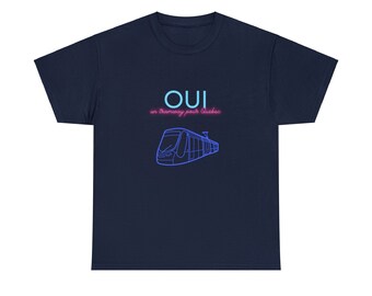 T-shirt A tram for Quebec