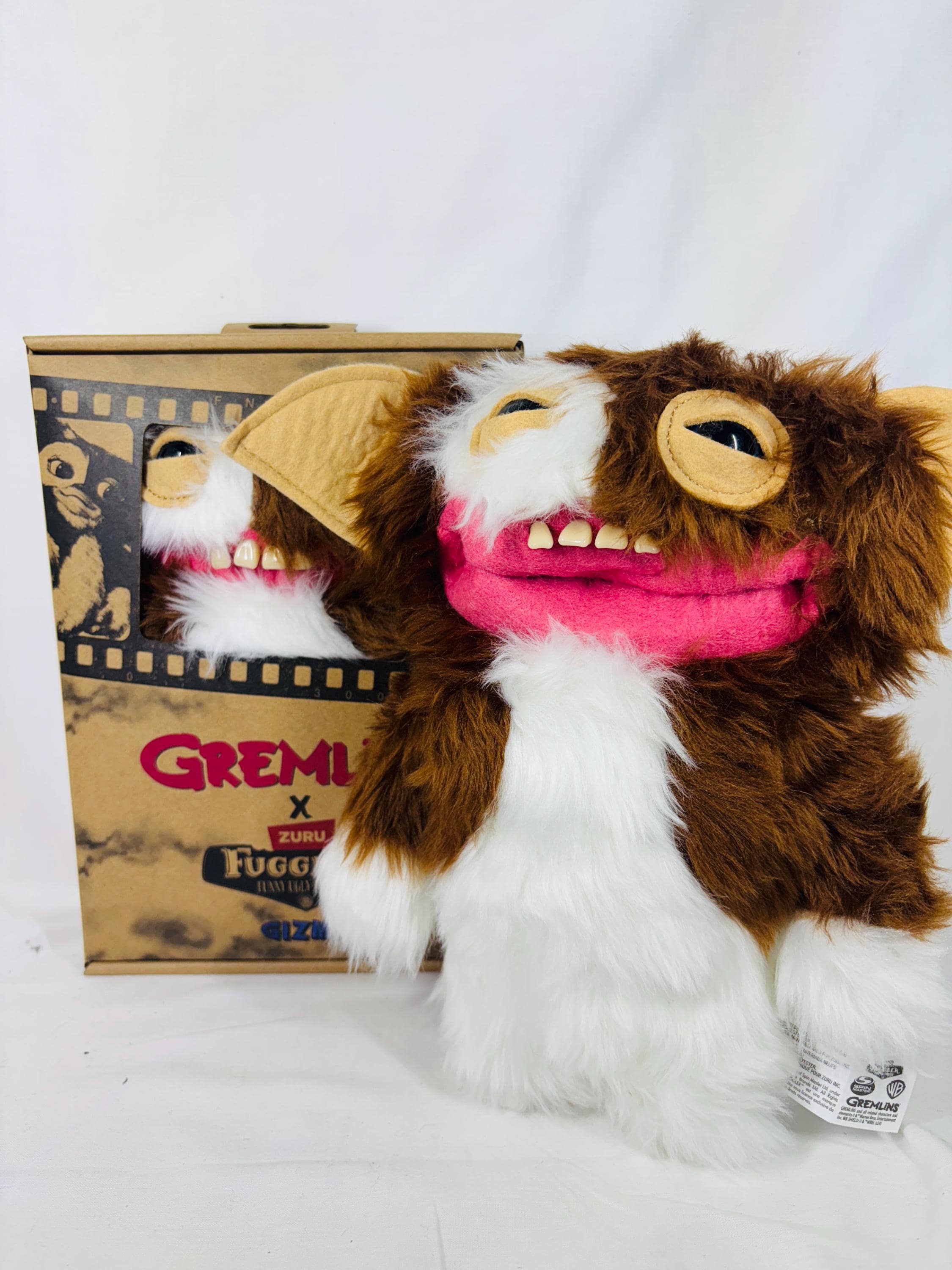 GIZMO FUGGLER - Gremlins x Zuru Fugglers - Gizmo  -  Funny Ugly Monster Plush Toy
