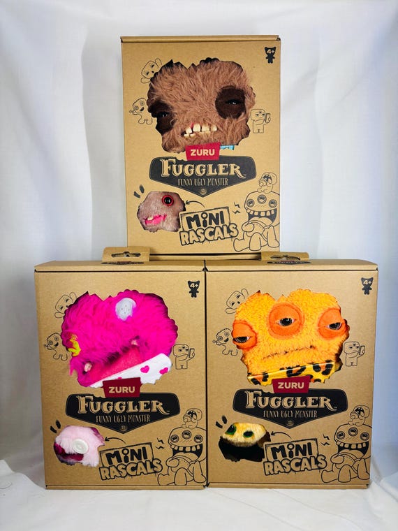 Mini Rascals - Fuggler Funny Ugly Monster: COMPLETE SET OF 3