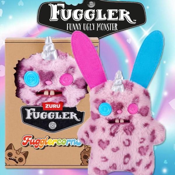 Fugglercorns Rabid Rabbit Plush – Weird Collectible Monster – Quirky Funny Gift