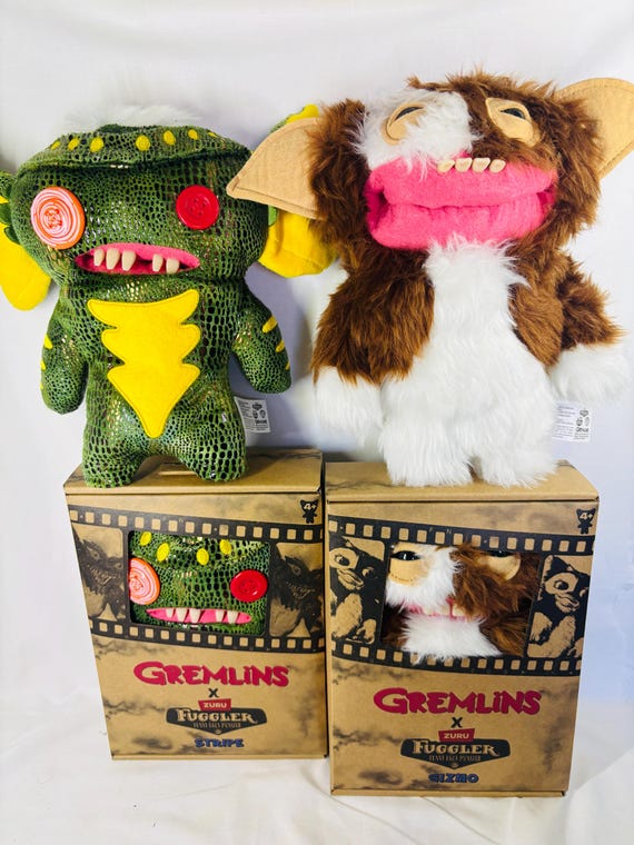 COMPLETE SET OF 2 - Gremlins X Zuru Fugglers - Gizmo