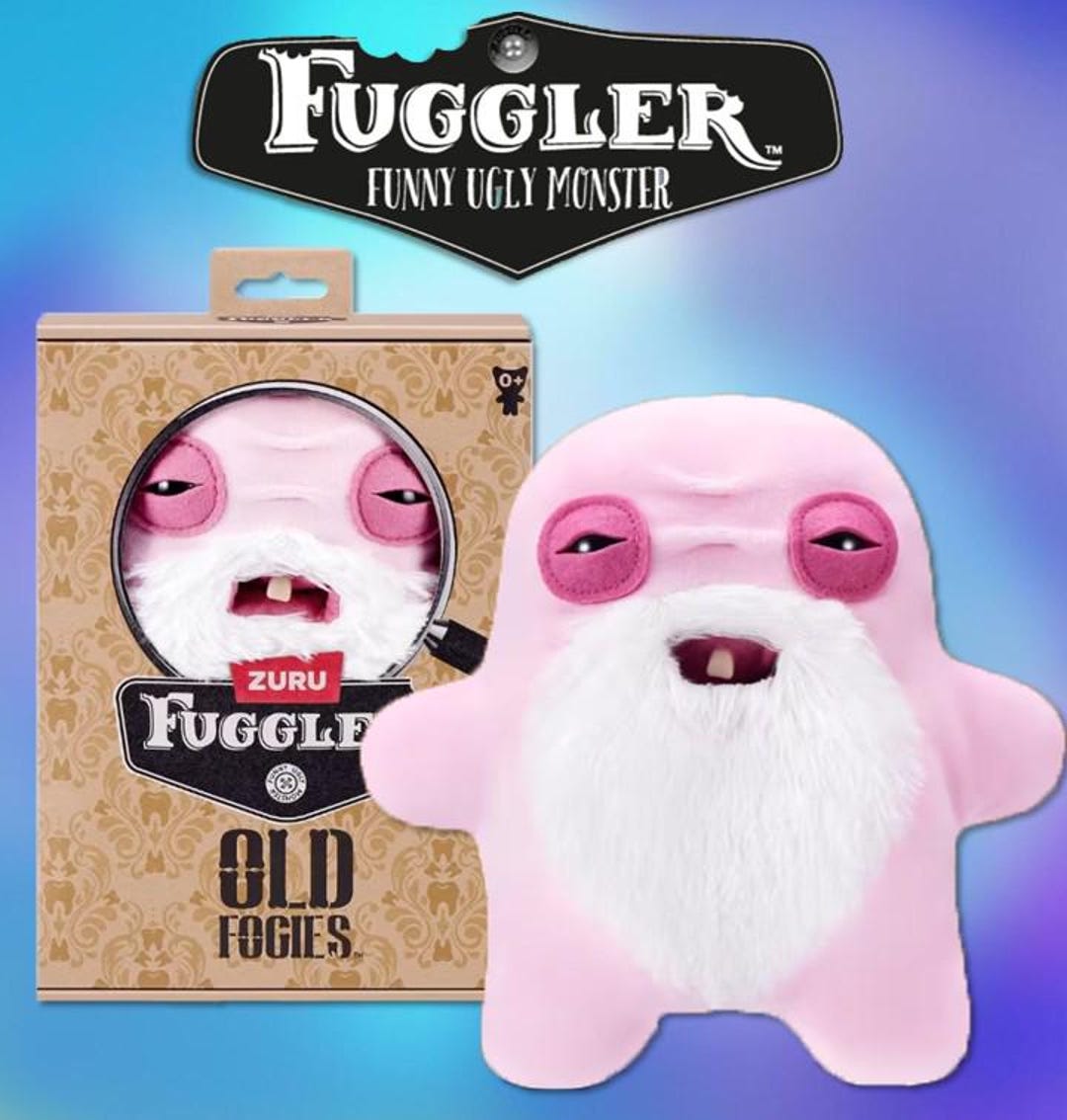Fogie Fuggler Old Fogie Plush – Funny Ugly Monster Collectible Toy (approx. 5 ...