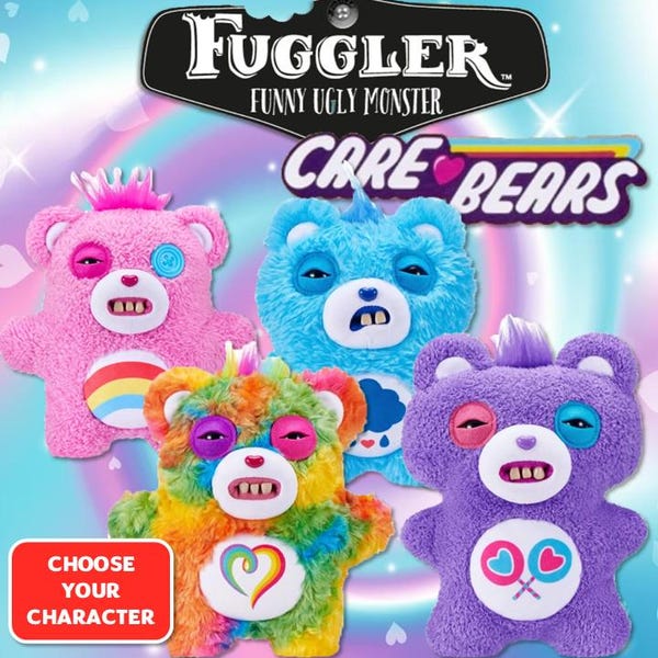 Care Bears Fugglers - Choose Your Character Plush – Collectible Bear Plush Figure – 22cm – Brand New