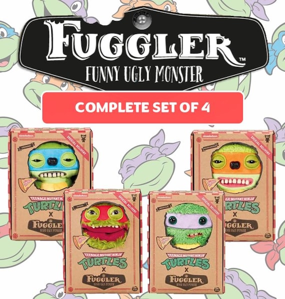 Complete Set of 4 TMNT Fuggler Teenage Mutant Ninja Turtles Complete Set of 4 TMNT Fuggler Teenage Mutant Ninja Turtles