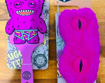Fuggler - Mr Buttons - Haarbürste und Schlafmaske! Beauty-Paket!