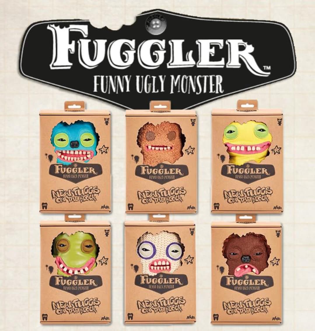 Fuggler Funny Ugly Monster - New Fuggs on the Block - Choose Your