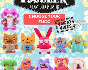 Elige tu Fugg - Vacay Vibes Fugglers - NUEVO y genuino - Monstruos feos y divertidos