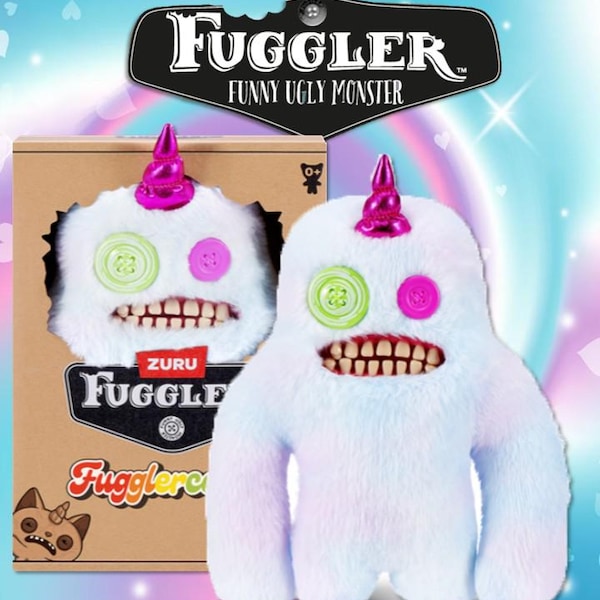 Fugglercorns Sasquoosh – Weird Collectible Monster – Quirky Funny Gift