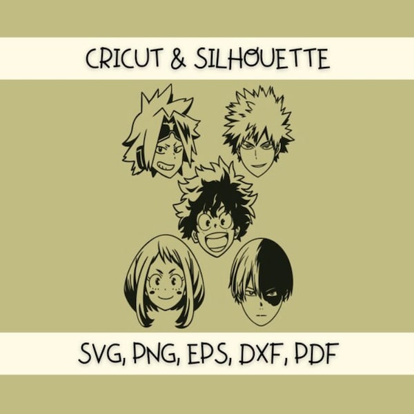 My Hero Academia Svg - Etsy