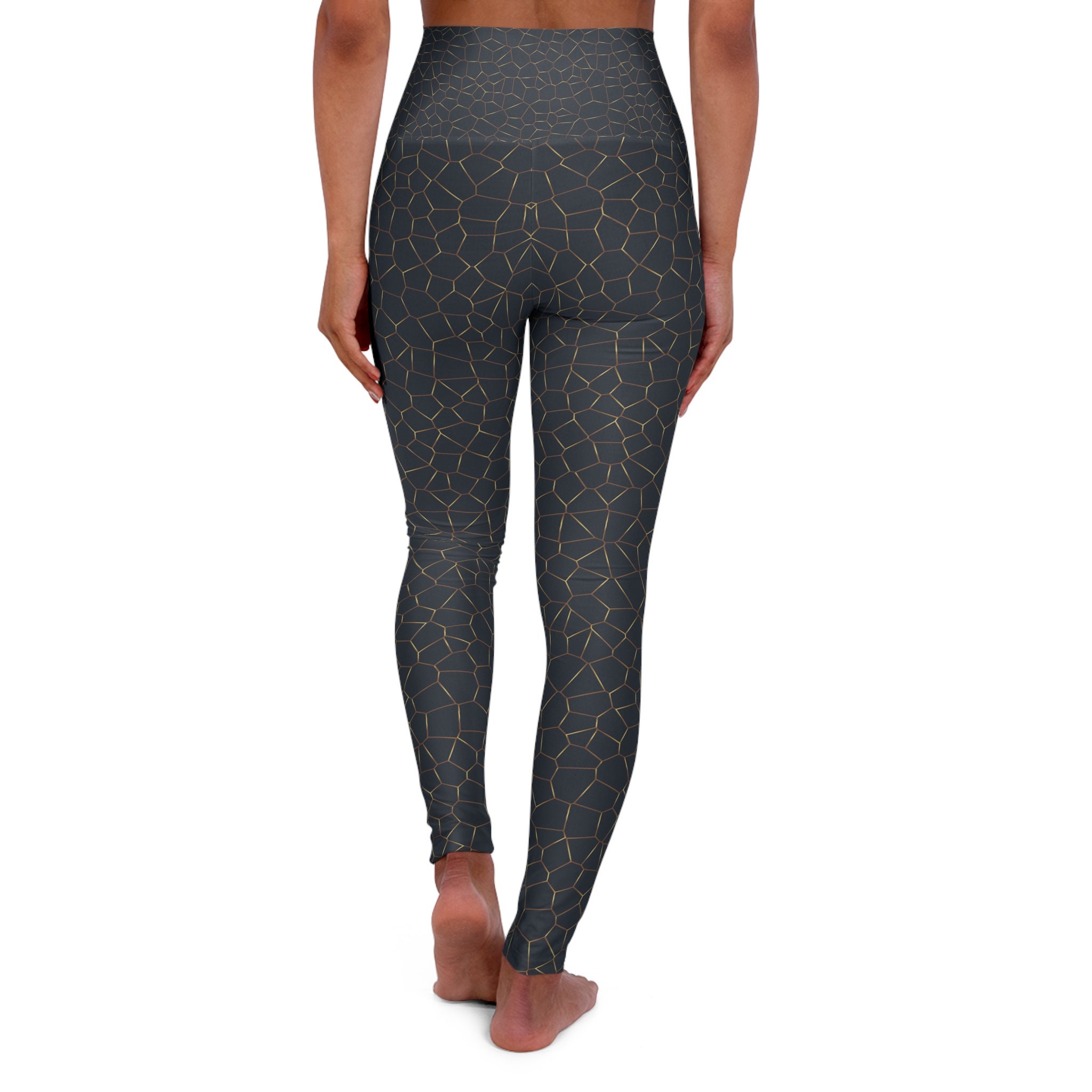 High Waisted Yoga Leggings (AOP) For Miss Joki