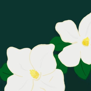 Art mural en téléchargement numérique Magnolia de Louisiane pour la maison/le bureau/la chambre de bébé