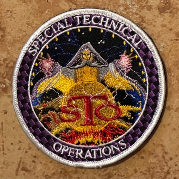 Special Technical Operations (STO) Full-Color Embroidered Patch!