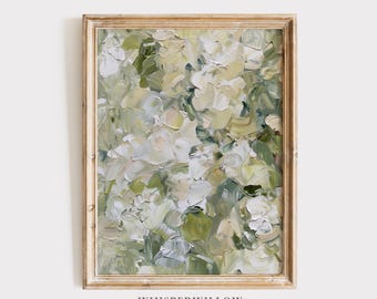 Abstract Sage, Beige, White Leaves Art, Digital PRINTABLE Download, Modern Minimalist, Elegant Green Living, Dining, or Bedroom Wall Decor