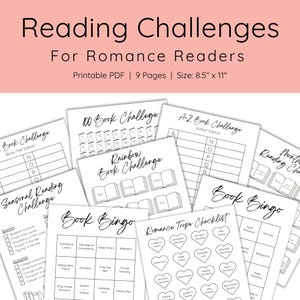 Romantische boekenuitdaging | Leesuitdaging voor volwassenen | Maandelijkse uitdaging | Bingo boeken | AZ-uitdaging | Regenbooguitdaging | Uitdaging voor 100 boeken