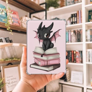 Printable Kindle Insert | Fantasy Kindle Insert | Cute Dragon | Kindle Paperwhite | Kindle Basic | Kindle Decor | Digital Download
