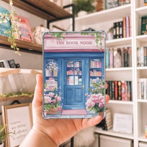 Printable Kindle Insert for Clear Case | Bookstore Kindle Insert | Pink | Kindle Paperwhite | Kindle Basic | Kindle Decor | Digital Download