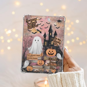 Printable Halloween Kindle Insert | Ghost Kindle Insert | Spooky Kindle Insert | Kindle Paperwhite | Kindle Basic | Kindle Accessory
