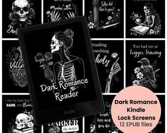 Kindle Lock Screen | Kindle Screensaver | Kindle Accessories | Kindle Paperwhite | Dark Romance Lock Screen | Kindle Wallpaper