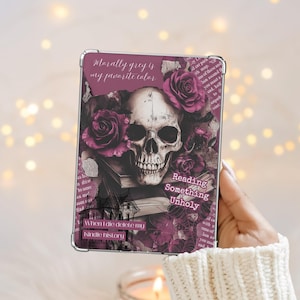 Printable Kindle Insert | Dark Romance Kindle Insert | Purple | Kindle Paperwhite | Kindle Basic | Kindle Decor | Digital Download