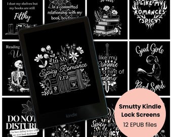 Pantalla de bloqueo de Kindle / Protector de pantalla de Kindle / Accesorios de Kindle / Kindle Paperwhite / Pantalla de bloqueo Smut / Fondo de pantalla de Kindle / Pantalla de bloqueo picante