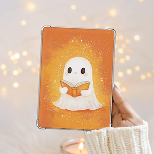 Printable Kindle Insert | Ghost Kindle Insert | Cute Halloween Kindle Insert | Kindle Paperwhite | Kindle Basic | Kindle Accessory