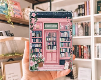 Printable Kindle Insert for Clear Case | Bookstore Kindle Insert | Pink | Kindle Paperwhite | Kindle Basic | Kindle Decor | Digital Download
