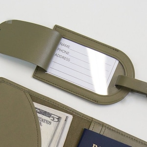 Personalized Leather Luggage Tag - UV Printed Initials, Personalized Travel Accessory, Custom Bag Identifier, Graduation Gift, Weding Favor image 5