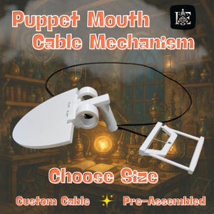 Cable Puppet Jaw Mechanism, Cosplay, Theatre Prop