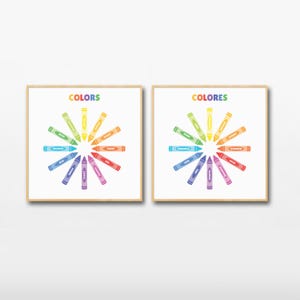 Crayon Color Wheel