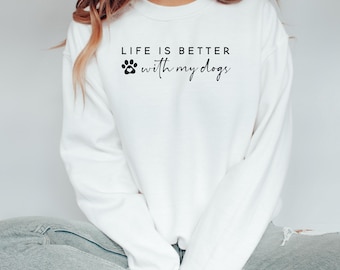 Haustier-Liebhaber-Geschenk, Hundemama-Geschenk, Hundemama-Shirt, Hundegeschenke, Hundemama-Sweatshirt, Hundeliebhabergeschenke, Hundemama-Geschenke, Geschenk für Frau