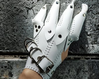 Handcrafted Leather claws, Gauntlets, steampunk, dragon, Ren Faire, Costume Gloves, Monster LARP Armor, Fantasy, Cosplay, Leather armor